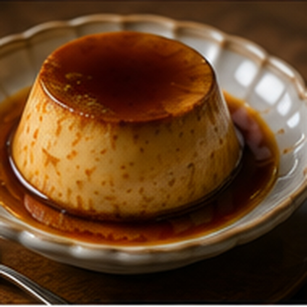 昔ながらの自家製プリン